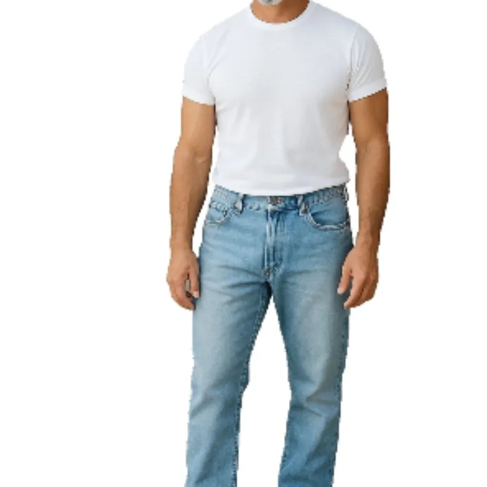 Levi’s 550 Jeans Men 38x30 Relaxed Fit Straight Leg Medium Wash Denim